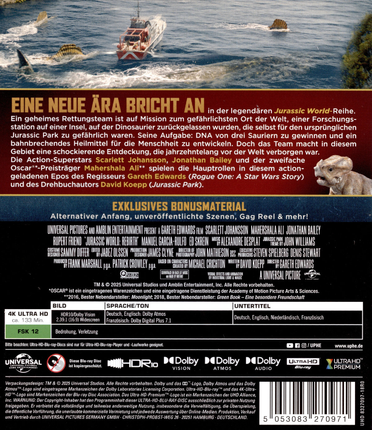 Jurassic World: Die Wiedergeburt  (4K Ultra HD)