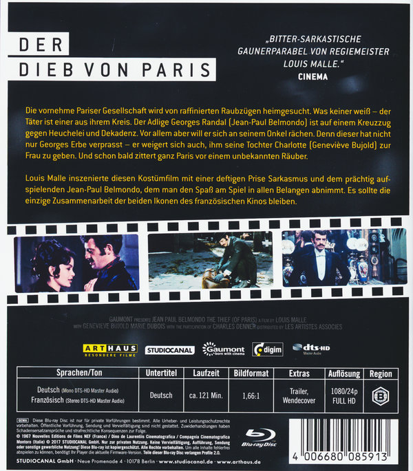 Der Dieb von Paris  (Blu-ray Disc)