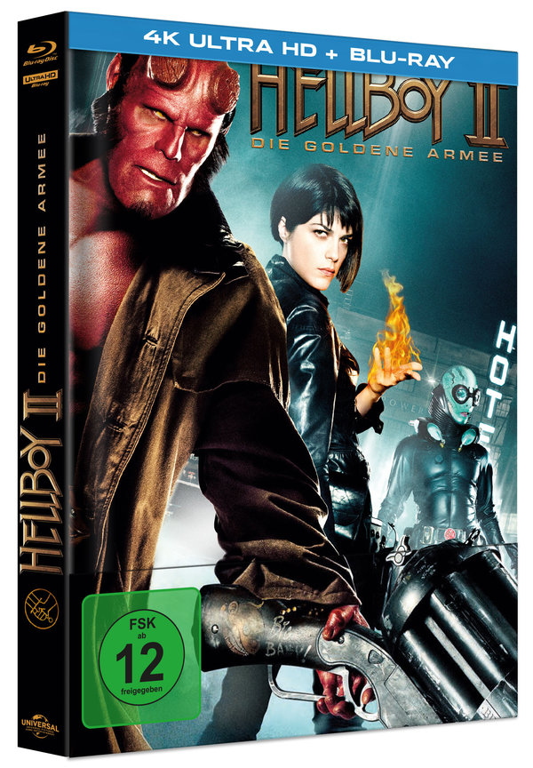Hellboy 2 - Die Goldene Armee - Uncut Mediabook Edition (4K Ultra HD+blu-ray) (B)