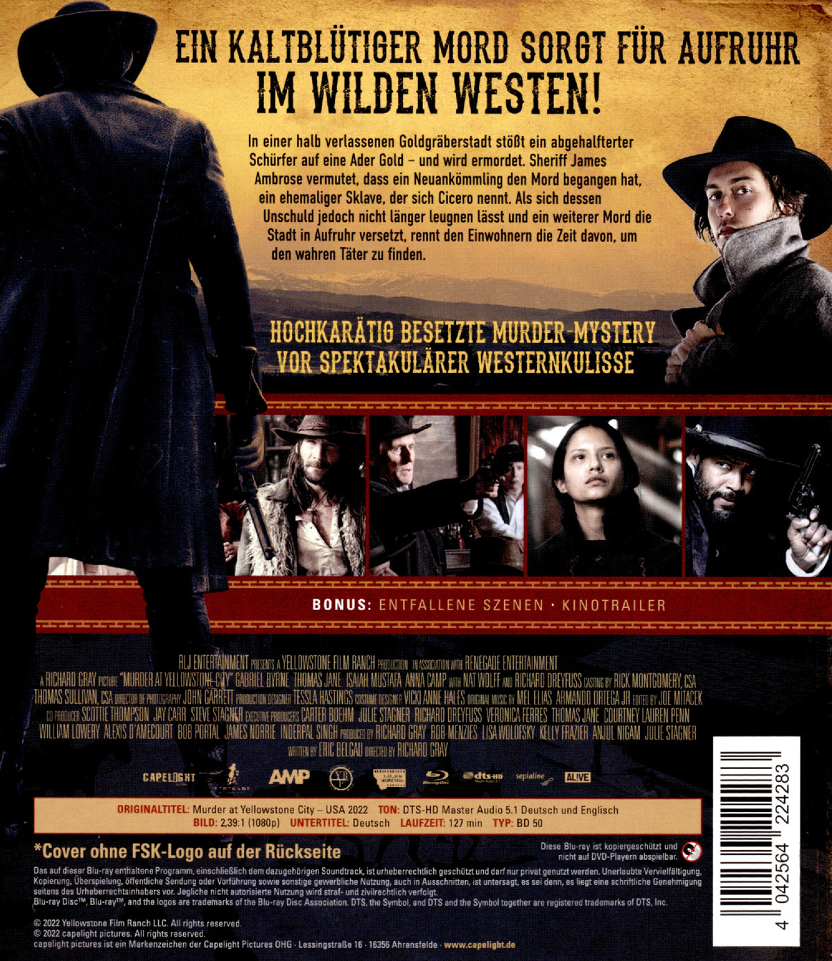 Mord in Yellowstone City (blu-ray)