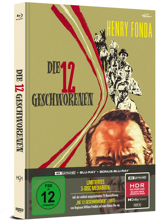 Die 12 Geschworenen - Uncut Mediabook Edition  (4K Ultra HD+blu-ray)