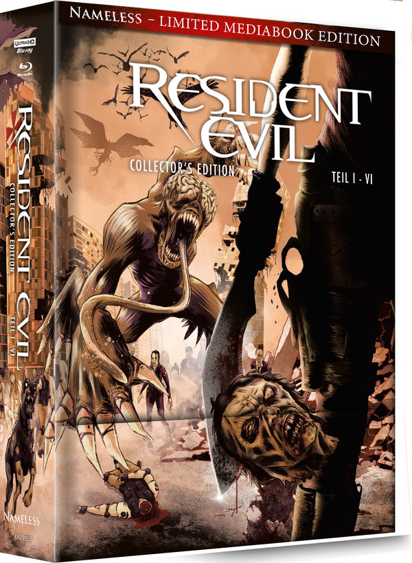 Resident Evil 1-6 - Uncut Big Mediabook Edition (4K Ultra HD+blu-ray) (C)