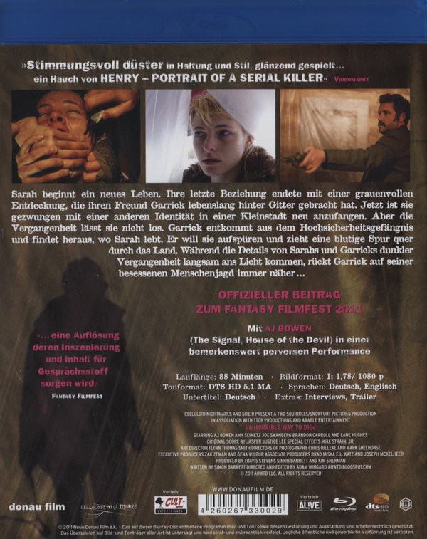 A Horrible Way to Die (blu-ray)