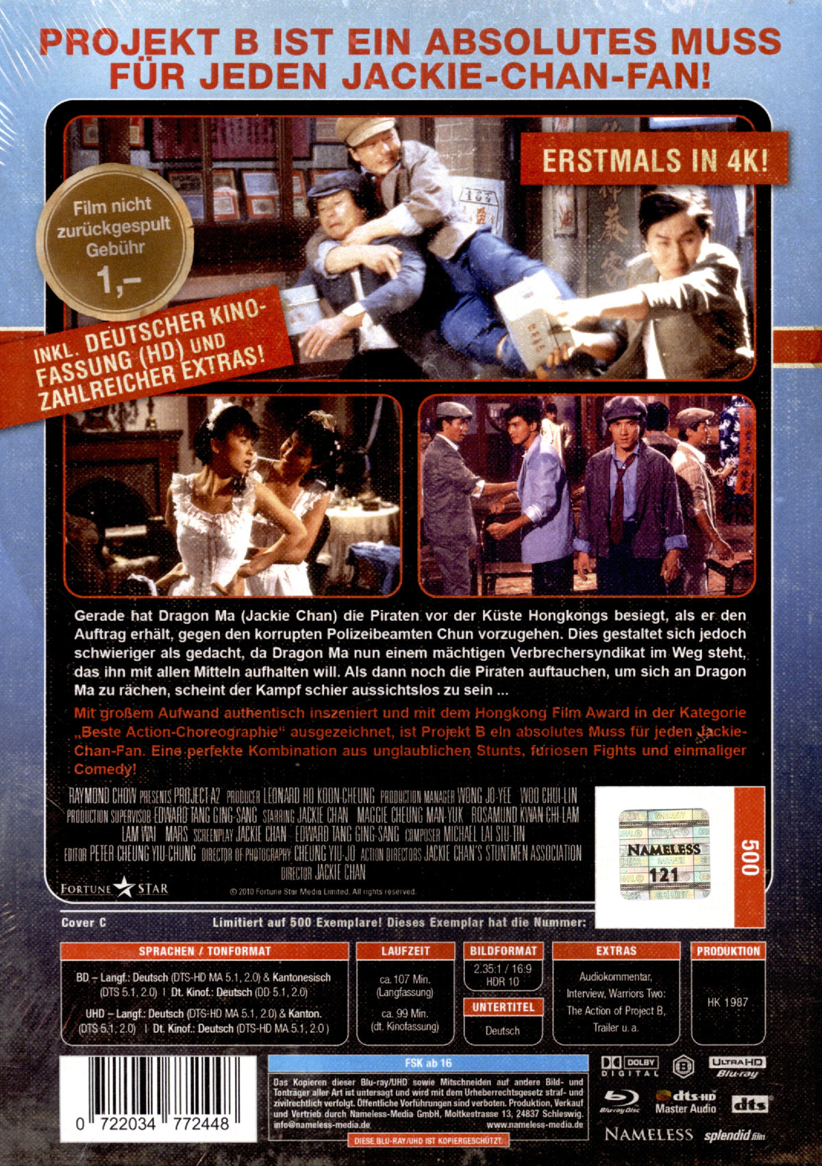Project B - Uncut Mediabook Edition  (4K Ultra HD+blu-ray) (C)