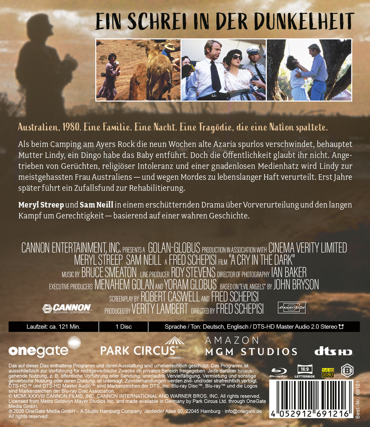 Ein Schrei in der Dunkelheit  (Blu-ray Disc)