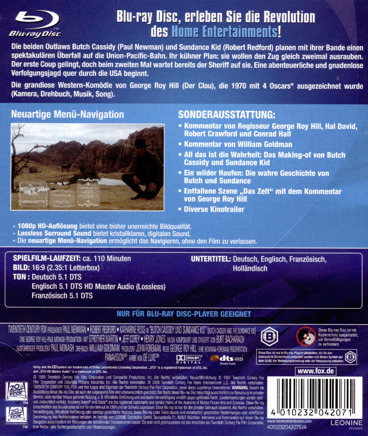Butch Cassidy und Sundance Kid (blu-ray)