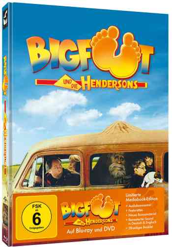 Bigfoot und die Hendersons - Uncut Mediabook Edition (DVD+blu-ray) (F)
