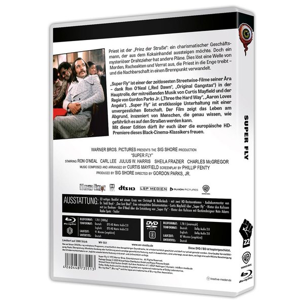 Super Fly - Uncut Black Cinema Collection  (DVD+blu-ray)