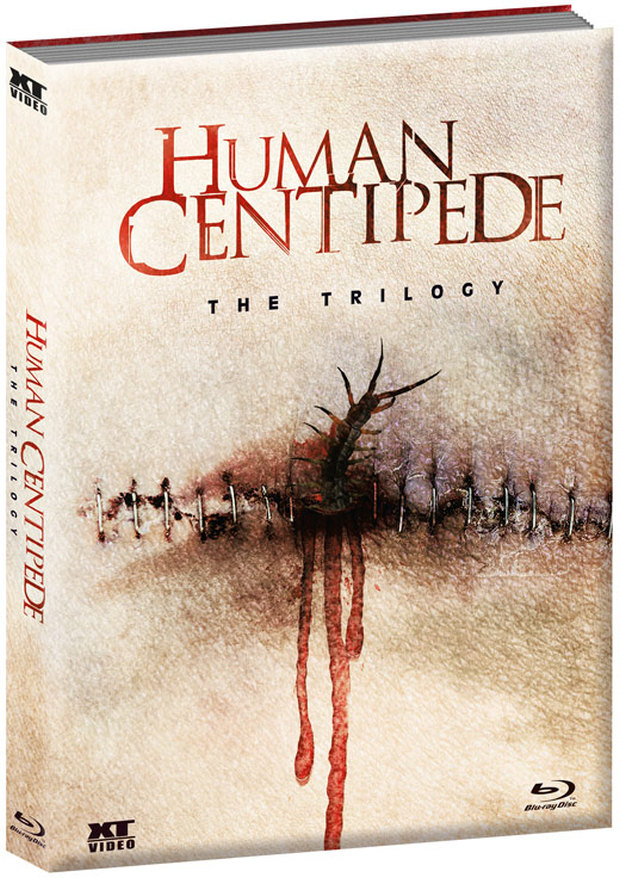 Human Centipede 1-3 - The Trilogy - Uncut Mediabook Edition (blu-ray)