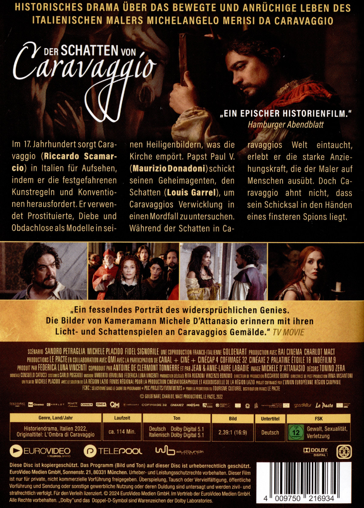 Der Schatten von Caravaggio  (DVD)