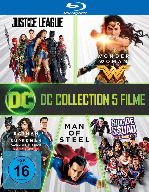 DC 5-Film-Collection (blu-ray)
