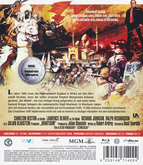 Khartoum - Aufstand am Nil  (Blu-ray Disc)