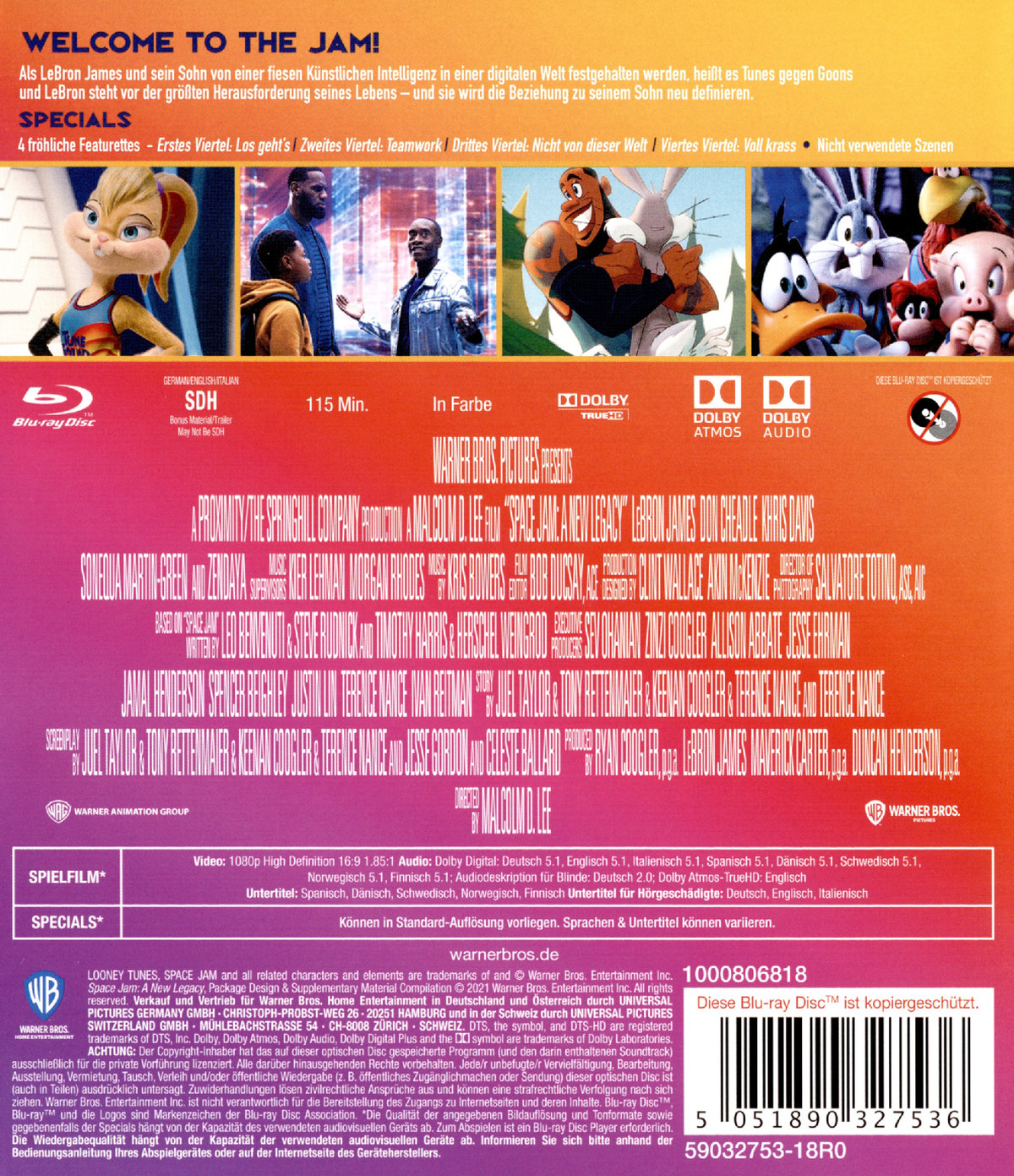 Space Jam: A New Legacy (blu-ray)