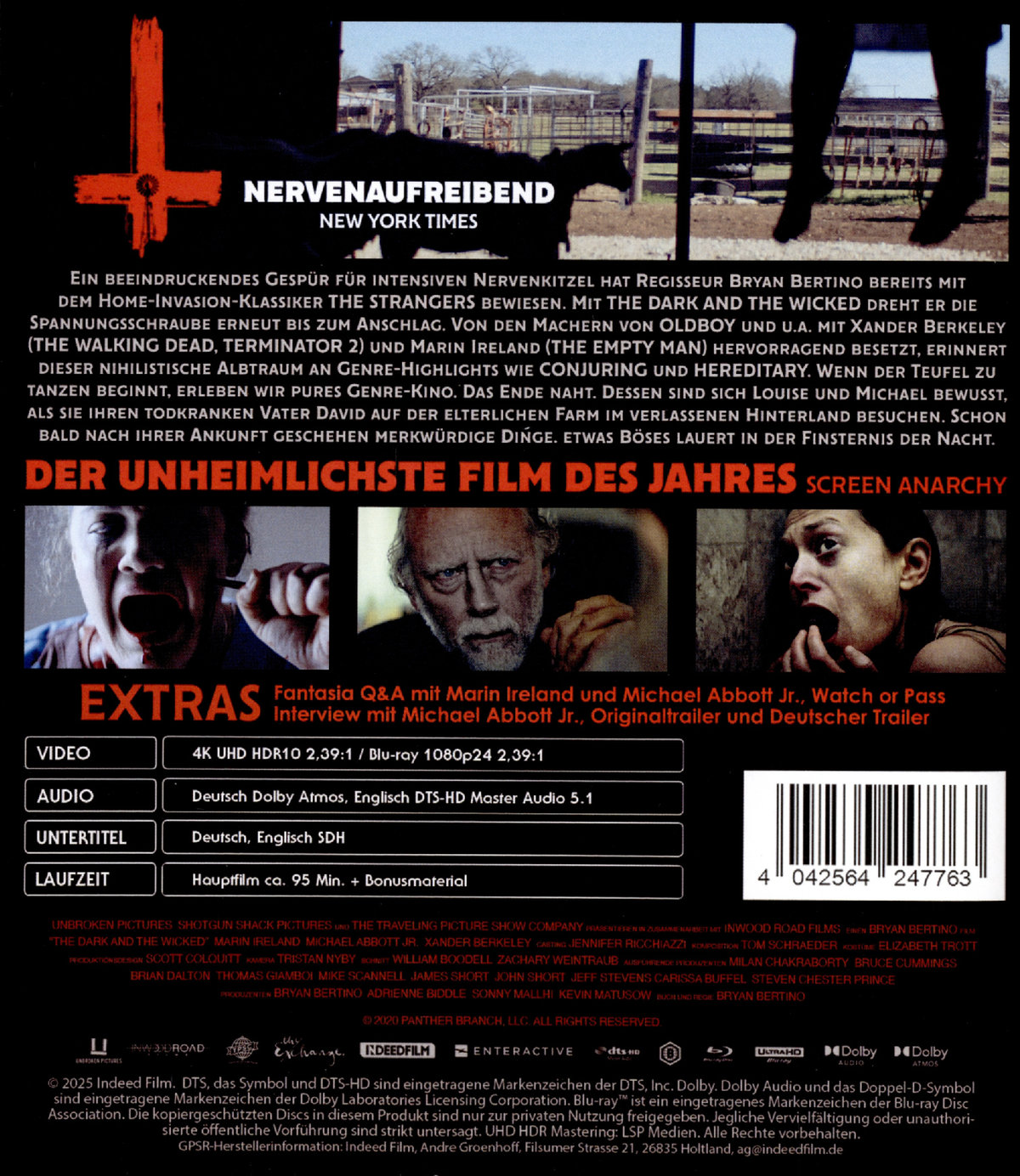 The Dark and the Wicked - Uncut Edition  (4K Ultra HD+blu-ray)