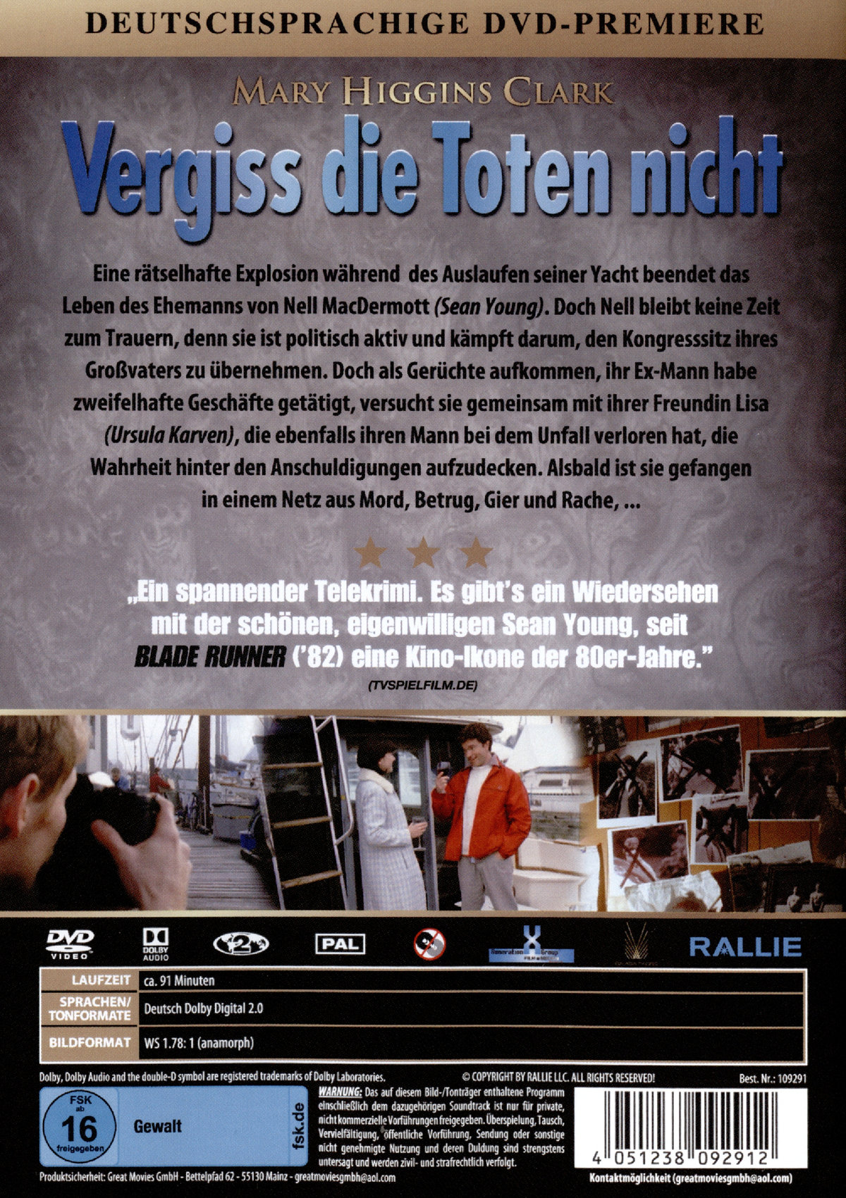 Mary Higgins Clark's - VERGISS DIE TOTEN NICHT  (DVD)
