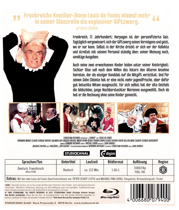 Louis, der Geizkragen (blu-ray)