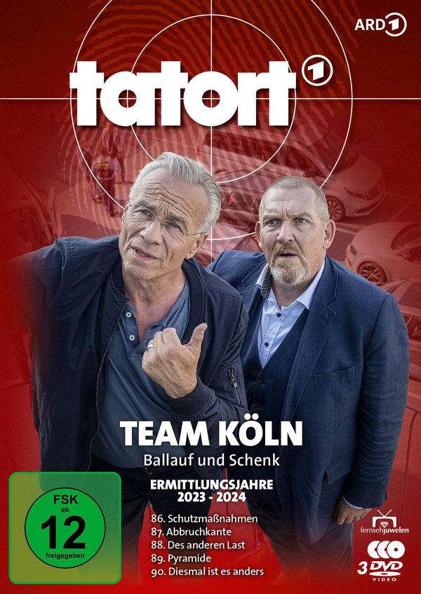 Tatort - Team Köln (Ballauf & Schenk) - Ermittlungsjahre 2023 - 2024 (Folgen 86- 90) (Fernsehjuwelen)  [3 DVDs]  (DVD)