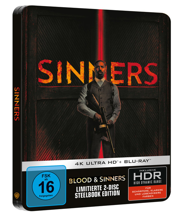 Blood & Sinners - Limited Steelbook Edition  (4K Ultra HD) (+ Blu-ray) 