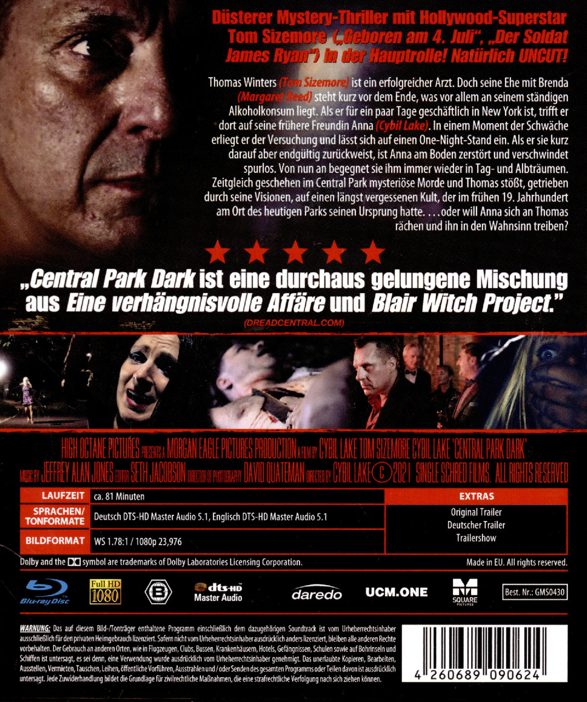 Central Park Dark  (Blu-ray Disc)