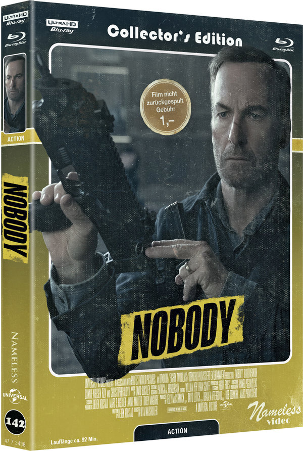 Nobody - Uncut Mediabook Edition  (4K Ultra HD+blu-ray) (C)