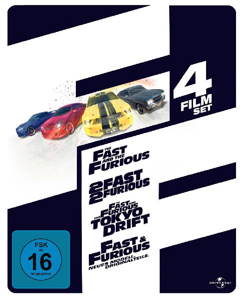 Fast & Furious - 4-Movie-Boxset