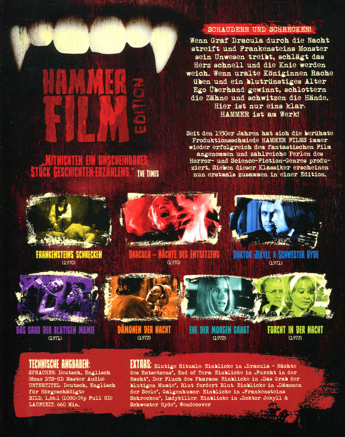 Hammer Film Edition (blu-ray)