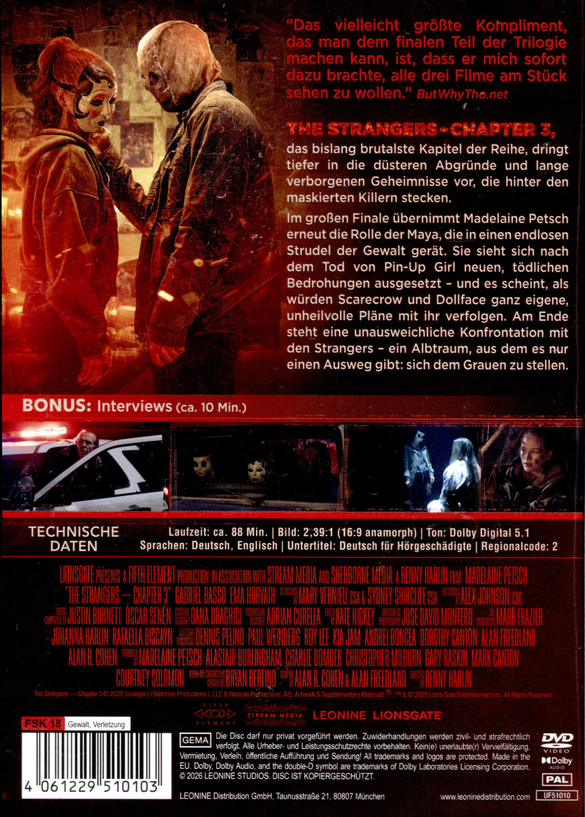 The Strangers - Chapter 3  (DVD)