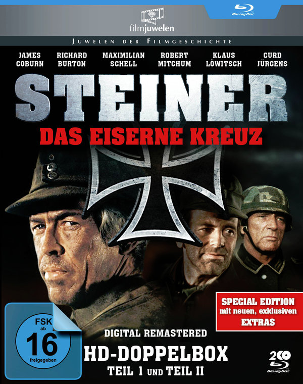 Steiner - Das Eiserne Kreuz - Teil 1+2 - 40th Anniversary Edition (blu-ray)