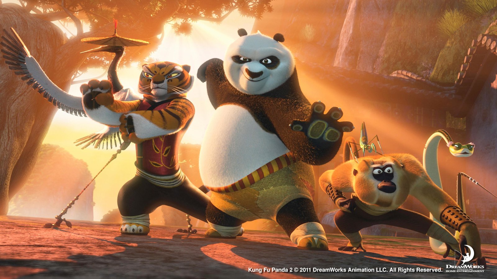 Kung Fu Panda - 1-4 Collection  [4 DVDs]  (DVD)