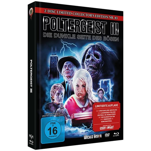 Poltergeist 3 - Die dunkle Seite des Bösen - Uncut Mediabook Edition  (DVD+blu-ray) (E)
