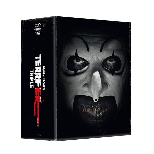 Terrifier 1-3 - Uncut Bigbook Mediabook Edition  (4K Ultra HD+blu-ray+DVD)