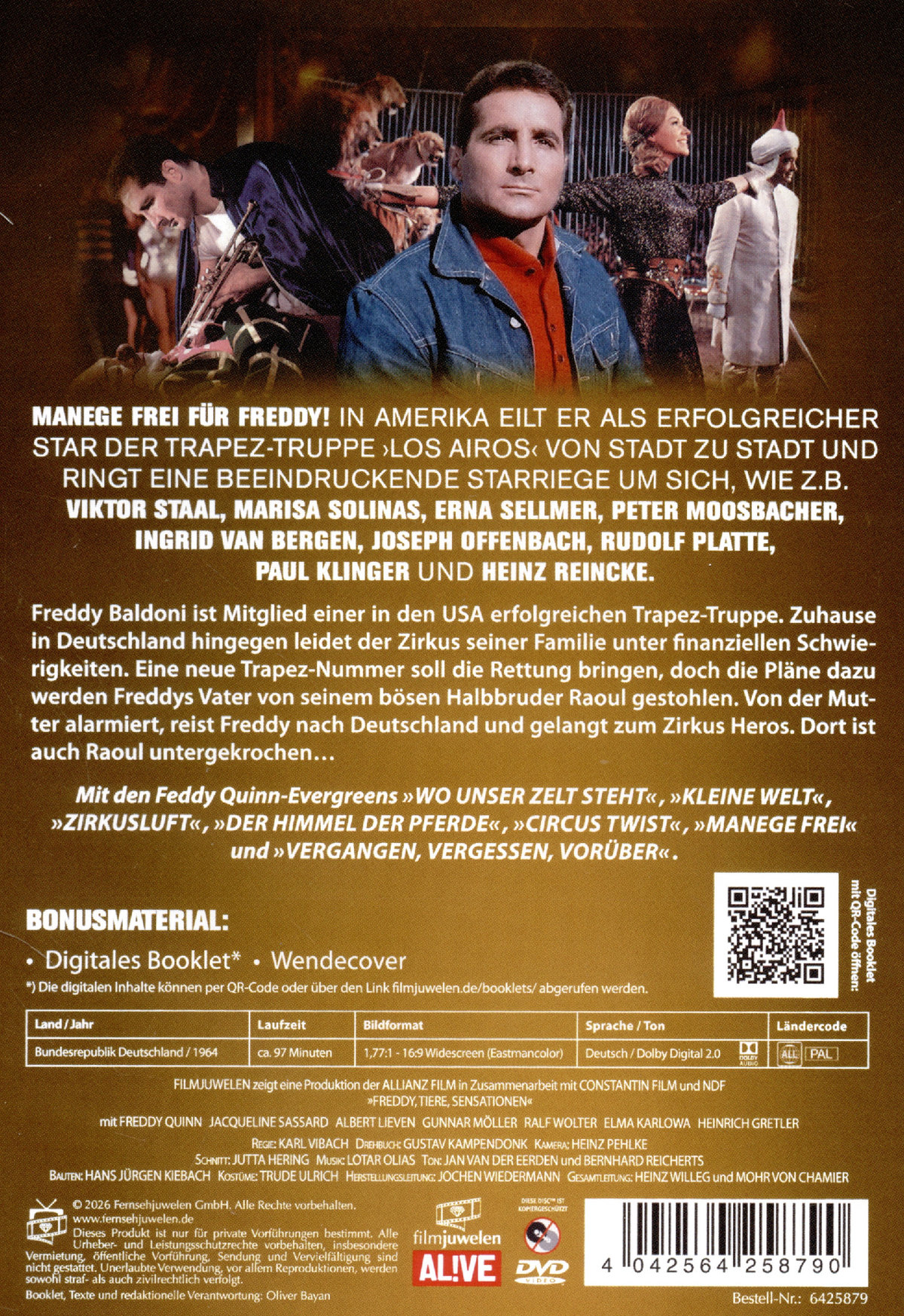 Freddy, Tiere, Sensationen (Neuauflage - Standard-Edition)  (DVD)