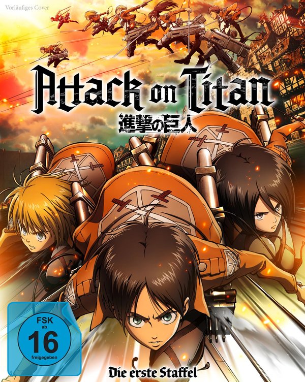 Attack on Titan - Die erste Staffel  [3 BRs]  (Blu-ray Disc)