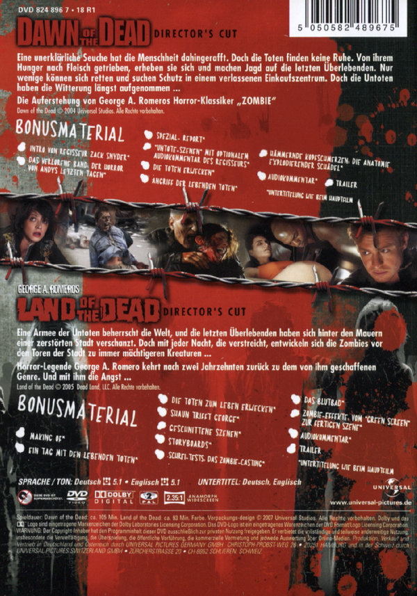 Land of the Dead/Dawn of the Dead - Director's Cut