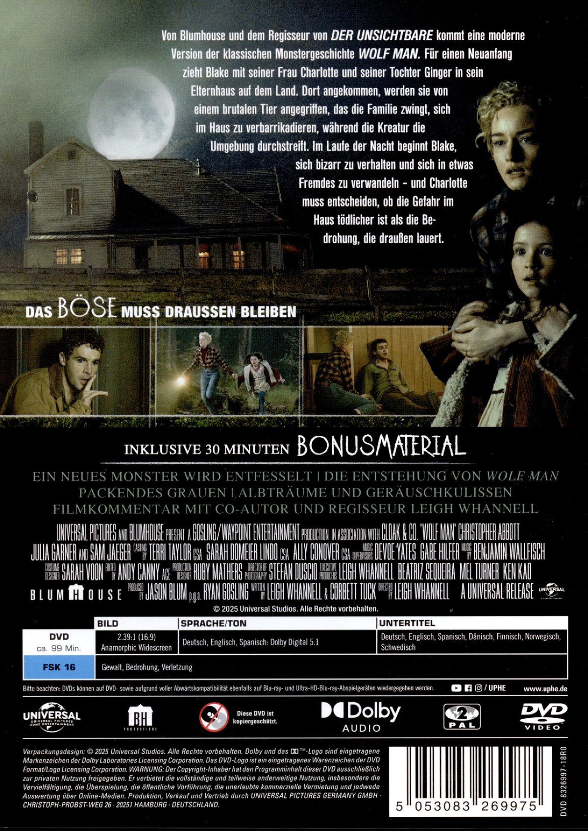 Wolf Man (2025)  (DVD)