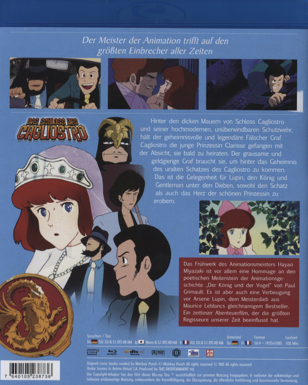 Das Schloss des Cagliostro  (Blu-ray Disc)