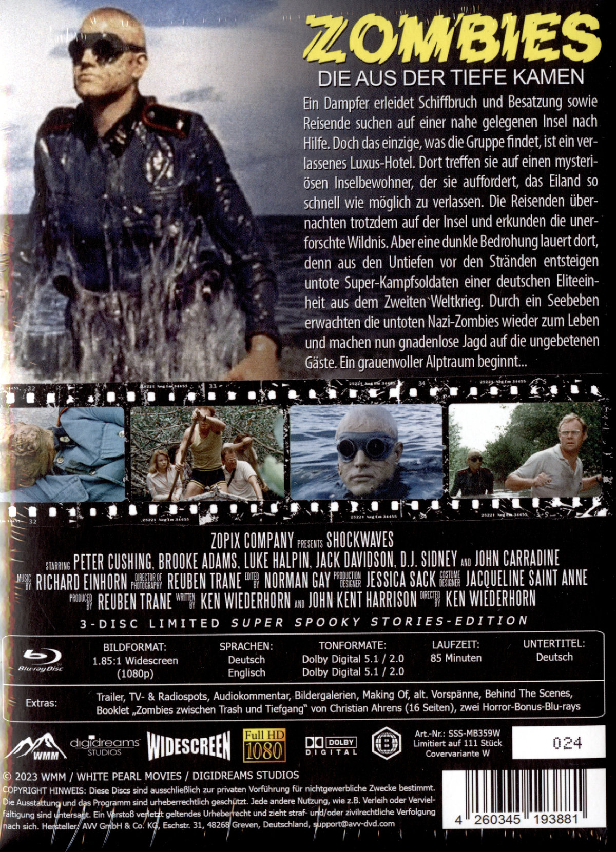 Zombies die aus der Tiefe kamen - Uncut Mediabook Edition  (blu-ray)