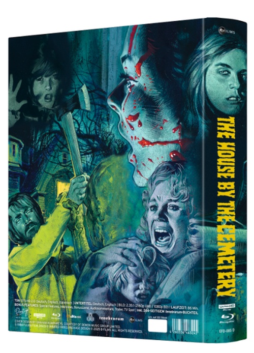 Haus an der Friedhofmauer, Das - Uncut Mediabook Edition  (4K Ultra HD+blu-ray) (D)