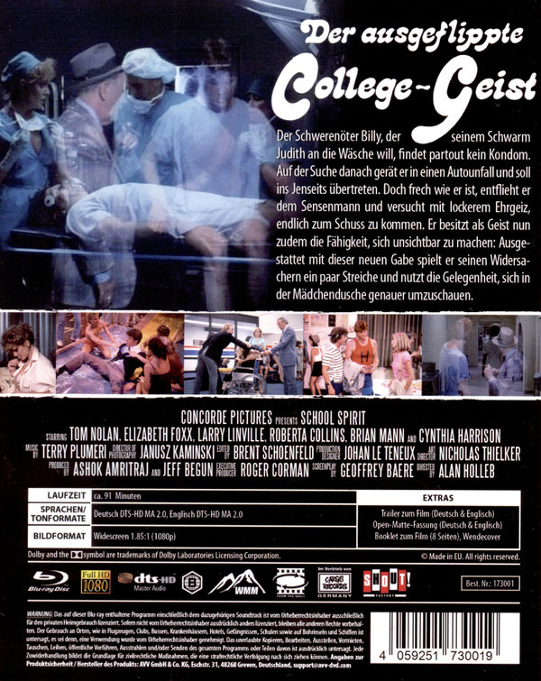 Der ausgeflippte Collegeist - Cover A - From The Vault #15  (Blu-ray Disc)