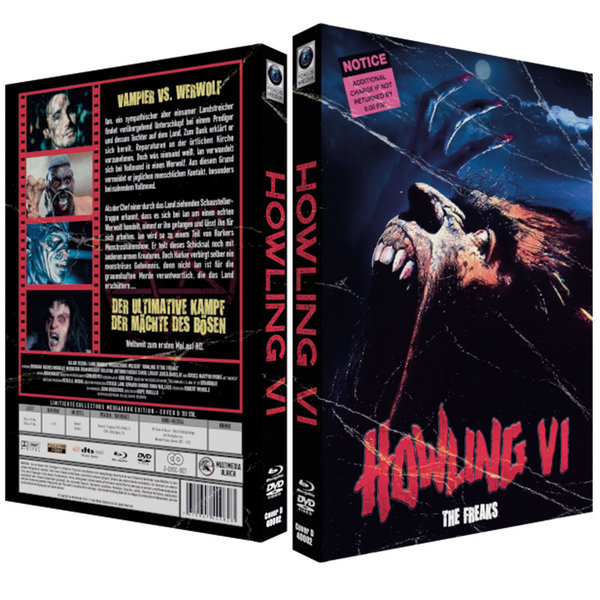 Howling 6 - The Freaks - Uncut Mediabook Edition  (DVD+blu-ray) (D)