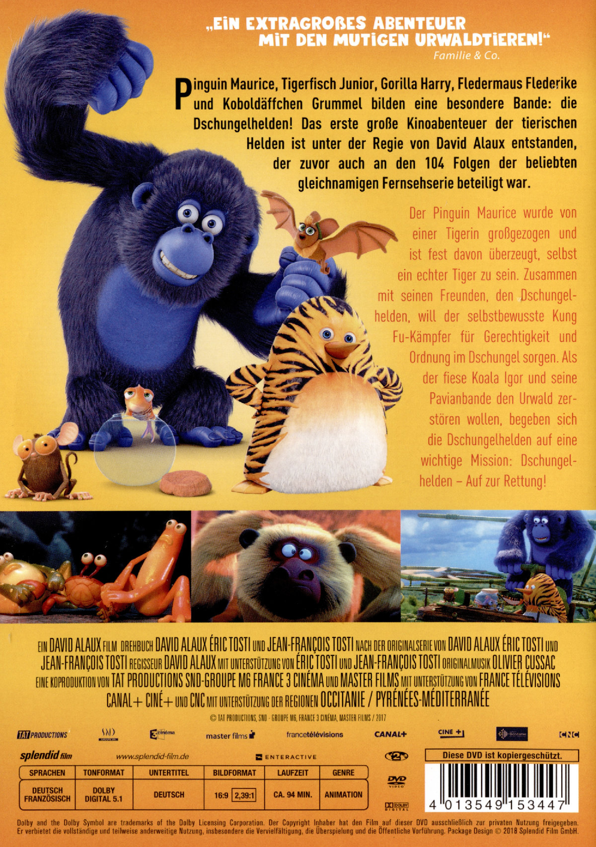 Die Dschungelhelden - Das große Kinoabenteuer  (DVD)