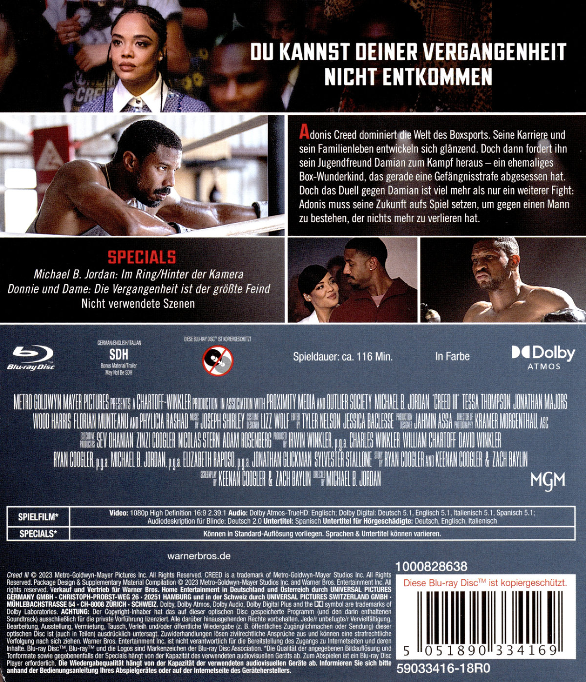 Creed 3: Rockys Legacy (blu-ray)