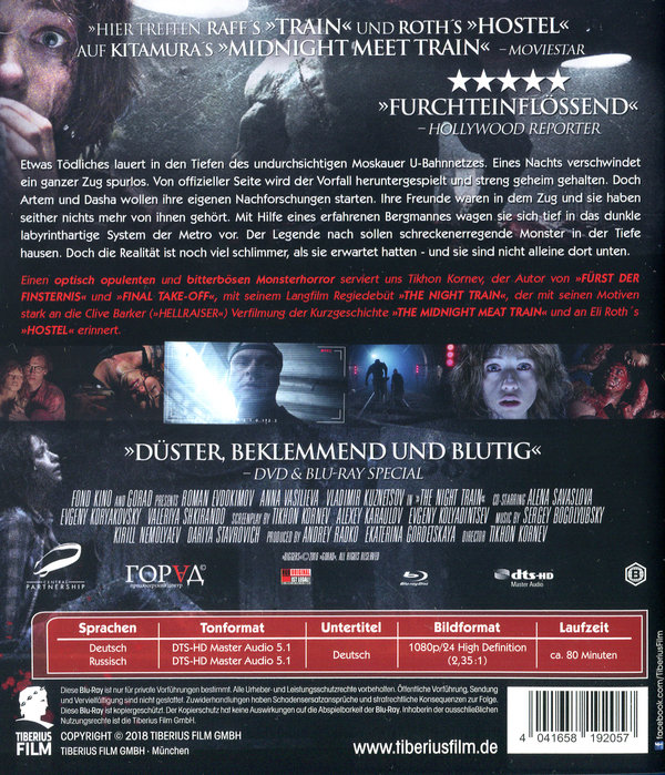 Night Train, The - Uncut (blu-ray)