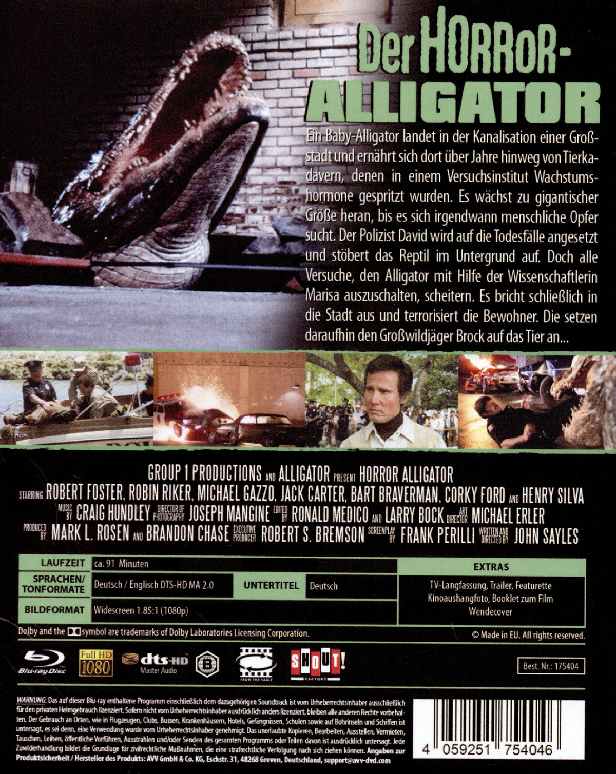 DER HORROR-ALLIGATOR - From The Vault #61 - 2025 Remastered-Edition - Neuauflage  (Blu-ray Disc)