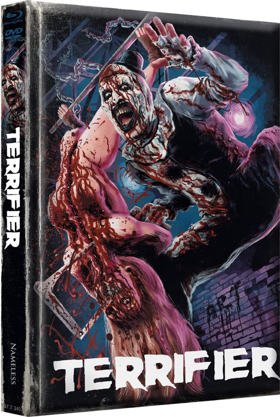 Terrifier - Uncut Mediabook Edition  (DVD+blu-ray) (J)  (B-Ware)