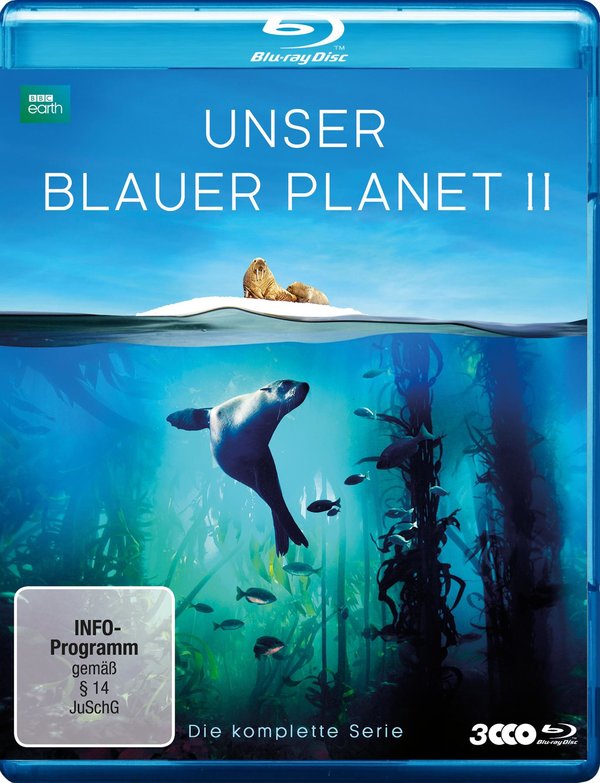 UNSER BLAUER PLANET II - Die komplette ungekürzte Serie zur ARD-Reihe "Der blaue Planet"  [3 BRs]  (Blu-ray Disc)