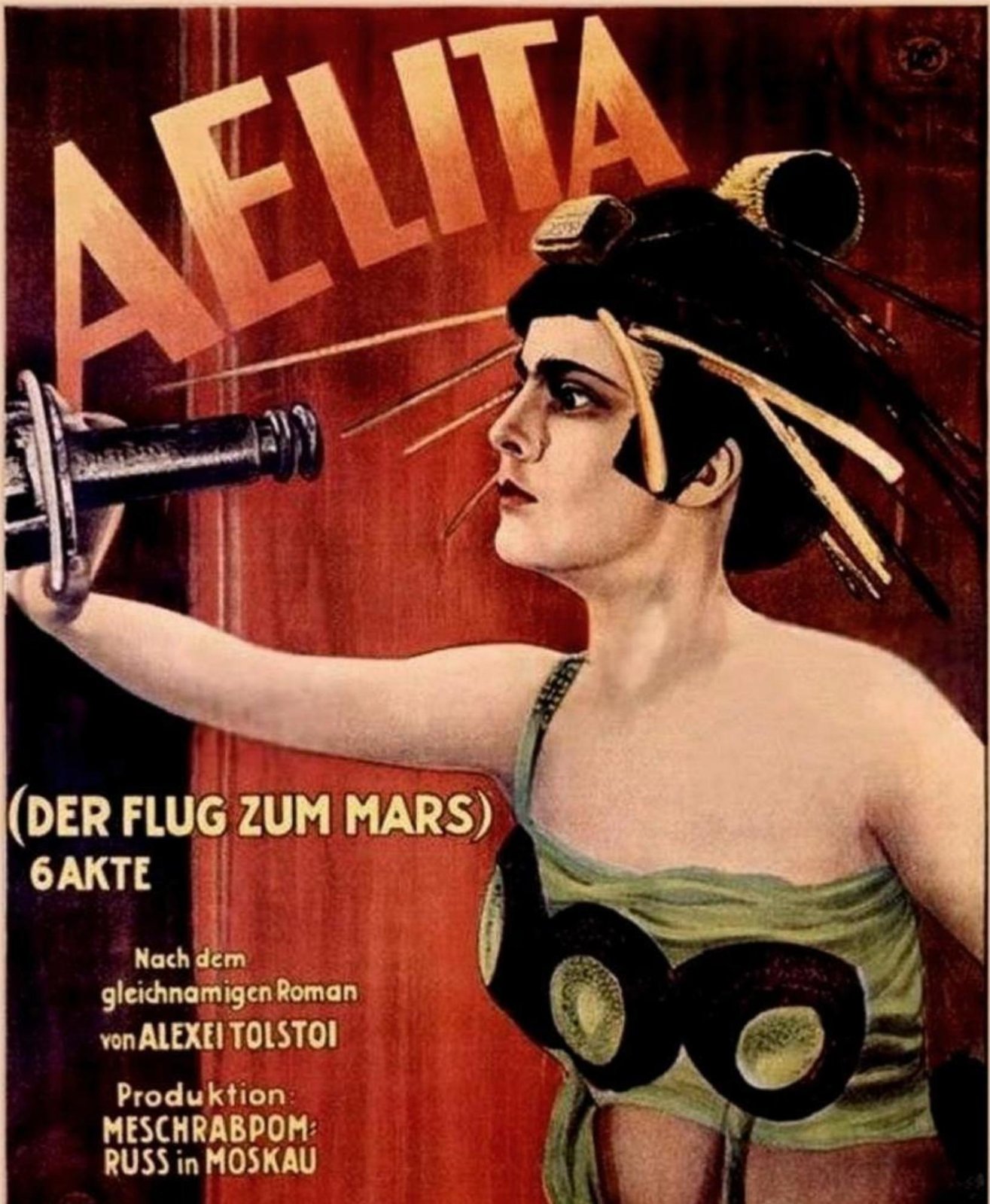 Aelita - Der Flug zum Mars (1924) Blu-ray Weltpremiere zum 100. Jubiläum - STUMME FILMKUNSTWERKE #3 - Nach dem gleichnamigen Roman von Alexei Tolstoi  (Blu-ray Disc)