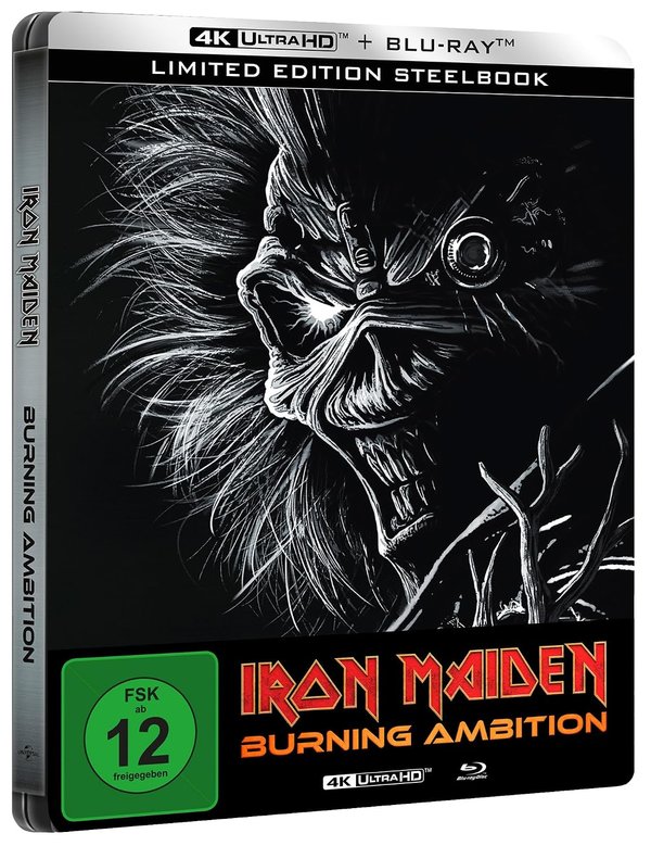 Iron Maiden: Burning Ambition  - Limited Steelbook  (4K Ultra HD+blu-ray)