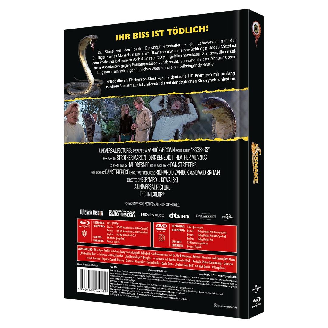 Sssssnake Kobra - Uncut Mediabook Edition  (DVD+blu-ray) (A)