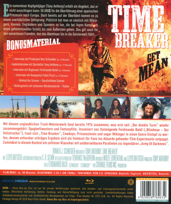 Time Breaker - Get Mean (blu-ray)